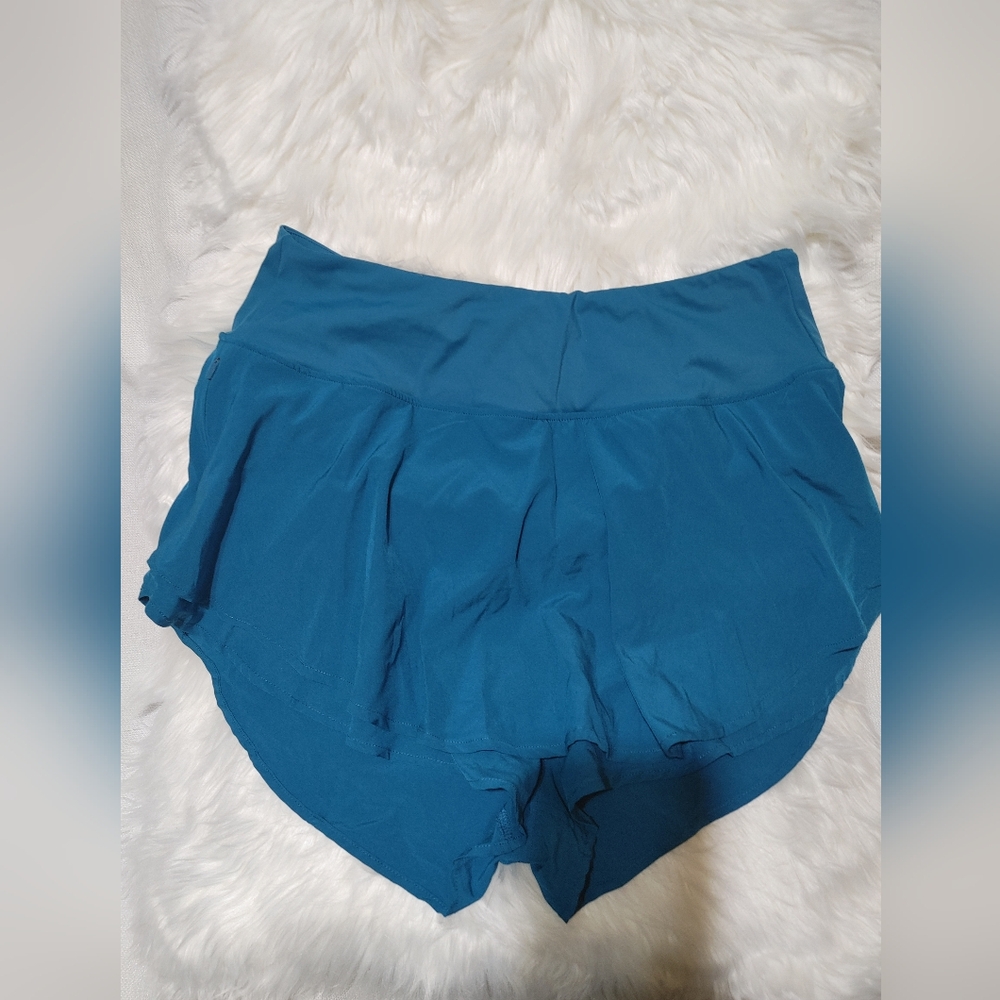 Soothfeel womens running shorts Turquoise 2XL lining athletic